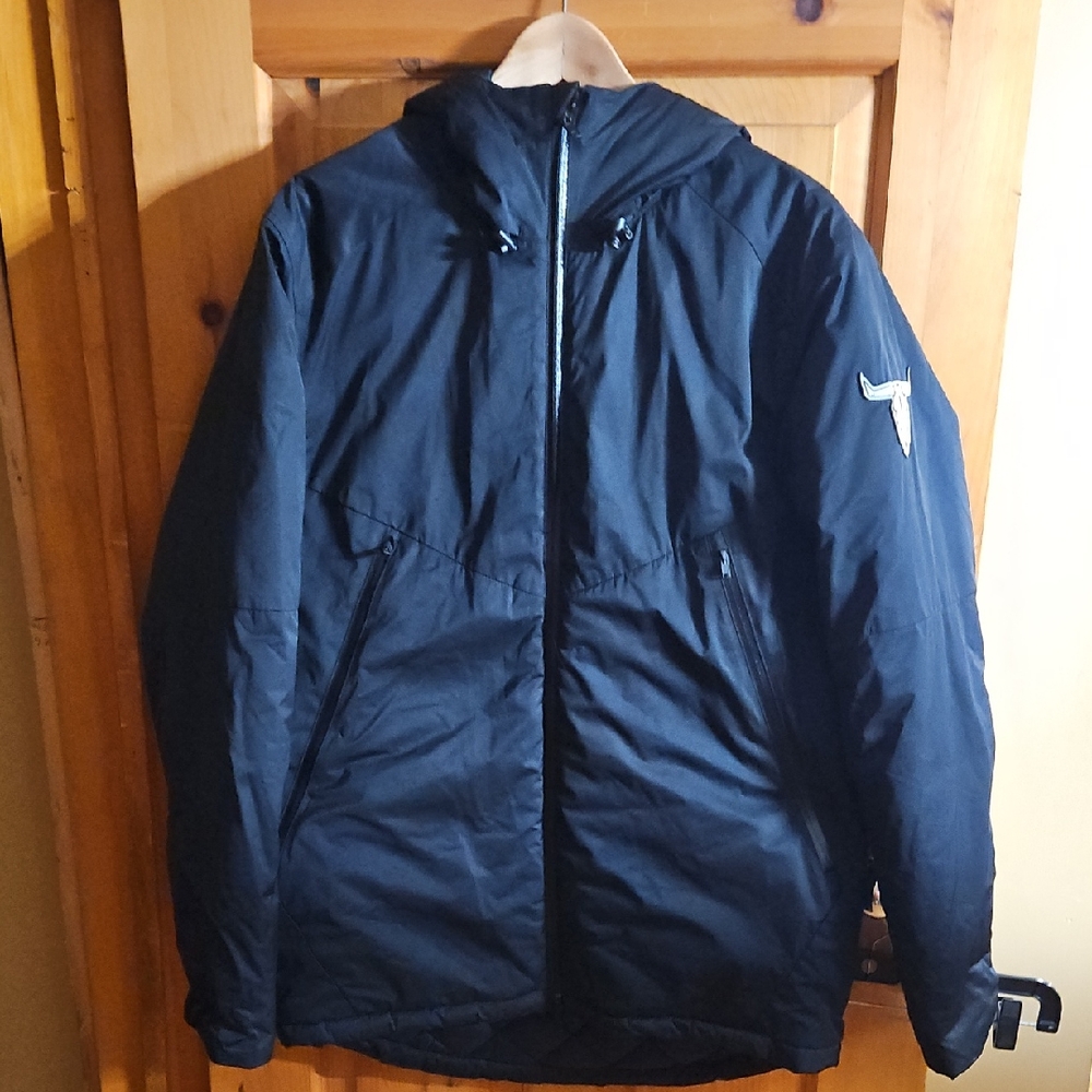 Men's Black Hooded Levelwear Jacket